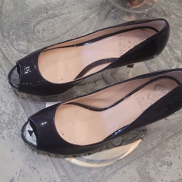 vince Camuto Peep Toe Heels - Picture 3 of 8